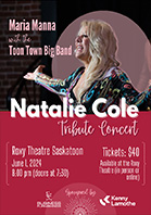 Natalie Cole Tribute Concert Featuring Maria Manna With The Toon Town Big Band